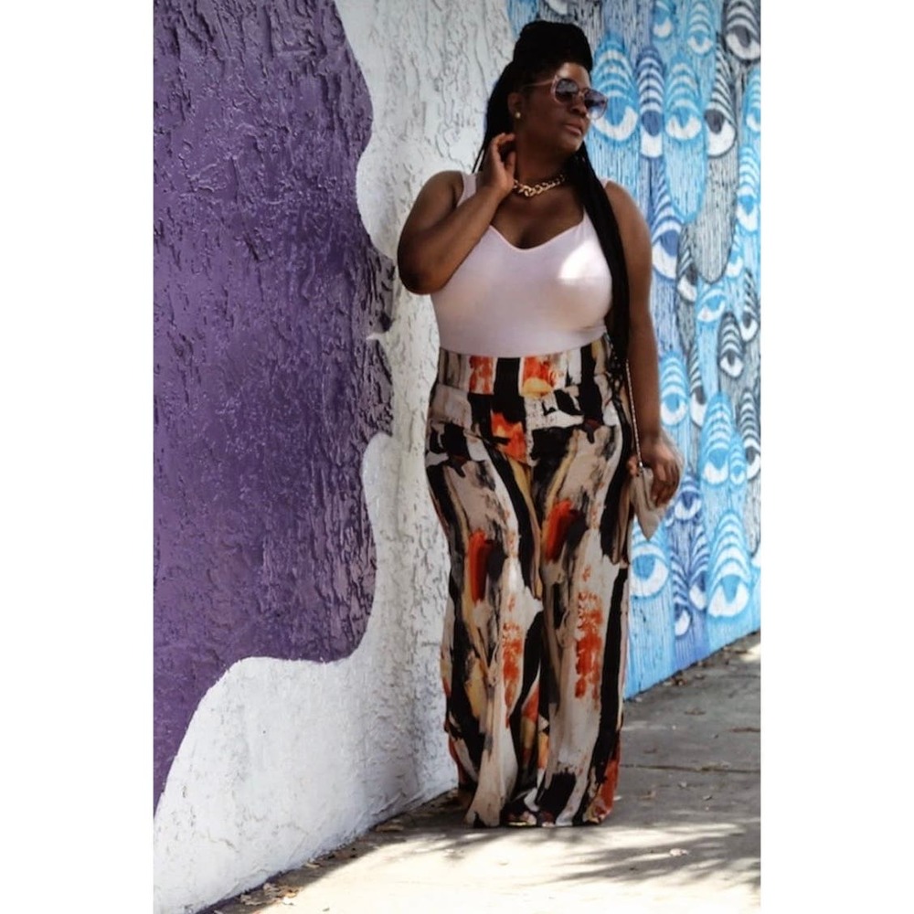 High Waisted Wide Leg Pants